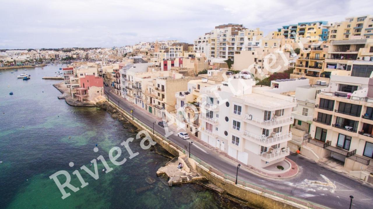 Riviera Holiday Apartments - Seafront - Wifi Marsaskala Zewnętrze zdjęcie