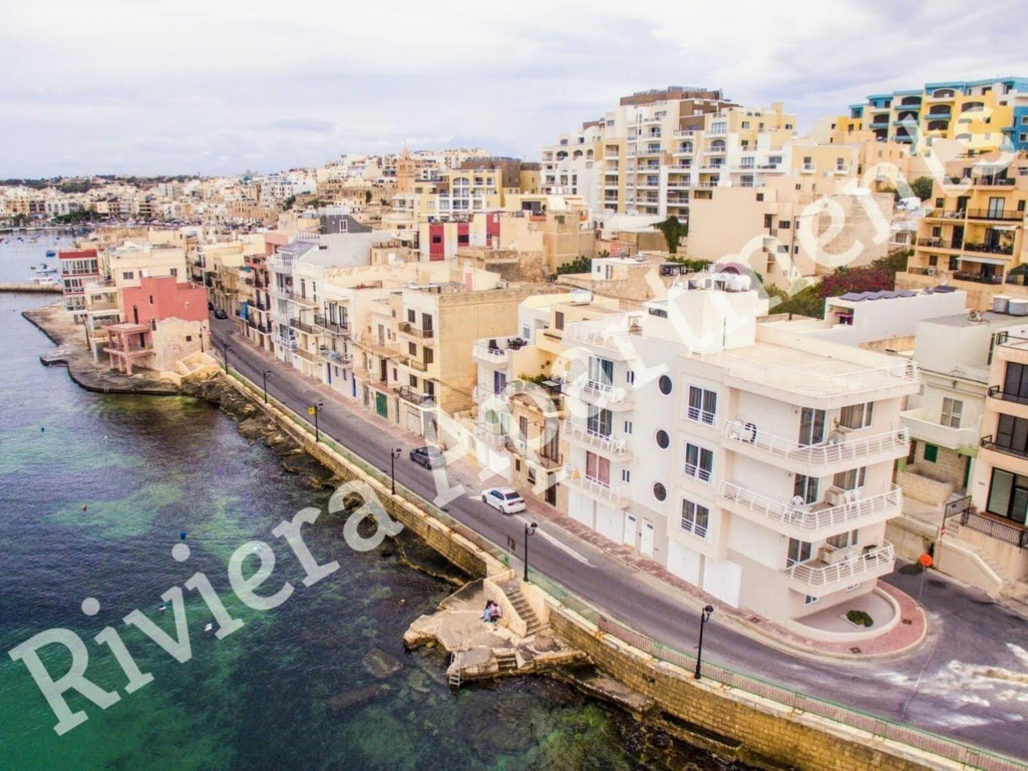 Riviera Holiday Apartments - Seafront - Wifi Marsaskala Pokój zdjęcie